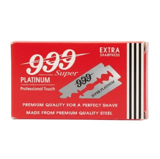 تیغ یدک Super Platinum برند 999/ 10 عددی / اصلاح روان و بادوام / جیونا بیوتی